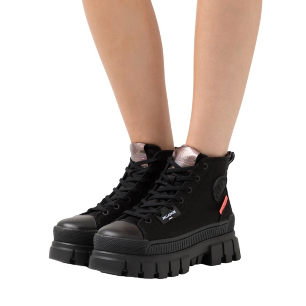 Palladium Revolt Hi Tx Black Lug Sole Sneaker Boot